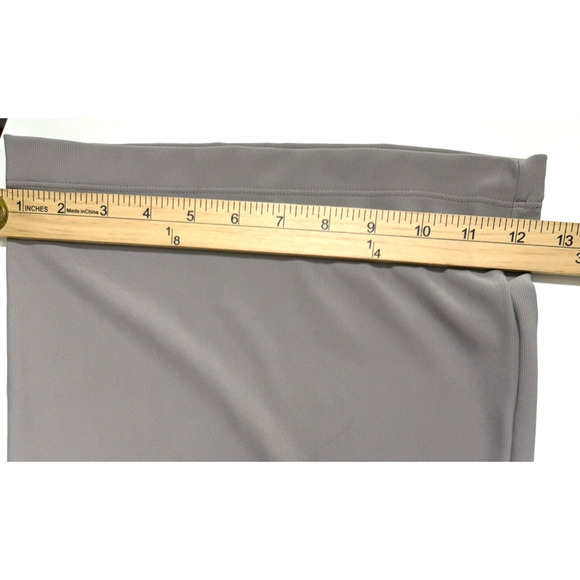 Halara Work Pants Flex High Waisted Body Sculpt Wide Leg Waffle Large Grey New - Picture 6 of 14